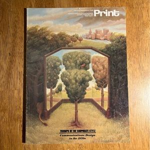 PRINT Magazine, January February 1980, American Graphic Design, 40th anniversary